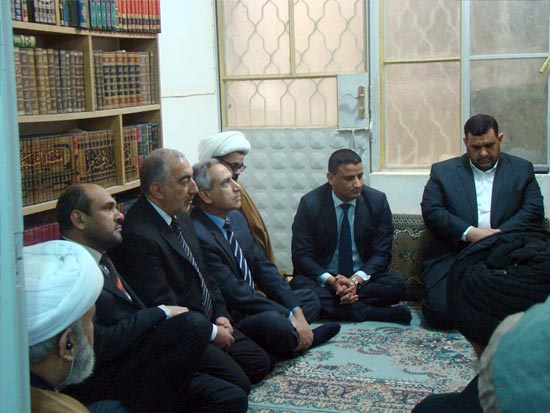 زيارة مكتب السياسي لتيار الاصلاح الوطني في بغداد